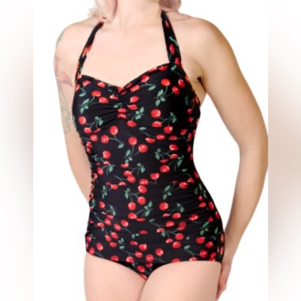 Cherry Print Swimsuit